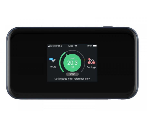 ZTE MU5002 5G mobilny LTE CAT.22 DL do 3800Mb/s,WiFi 2.4&5GHz Wifi6, 1 port RJ45 10/100/1000, złącza anten TS-9 dla 5G - 747019 - zdjęcie 5